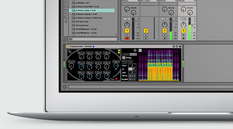 The Frequencizer Ableton Live Pack interface