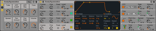 Jolt is an Ableton Live Pack that adds 50 new presets to Ableton's Operator