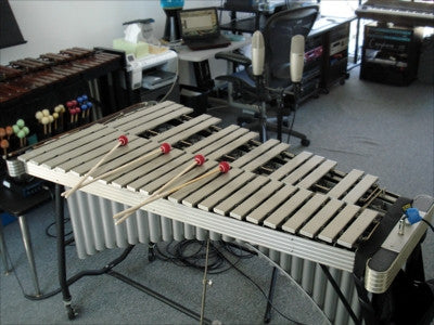 A professional vibraphone was recorded and programmed as an Ableton Live Pack and Kontakt Instrument
