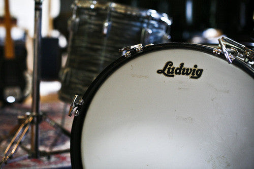 A vintage Ludwig drum set was expertly sampled and programmed as an Ableton Live Pack, Kontakt and Logic Instrument